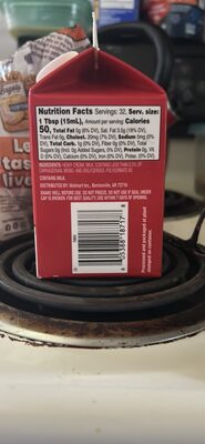 Heavy Whipping Cream nutrition facts table