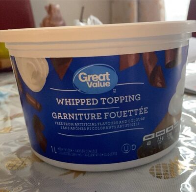 Whipped topping