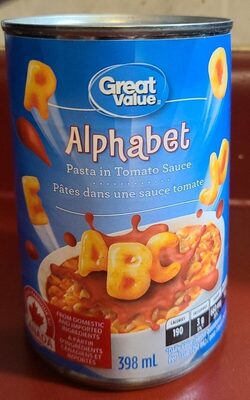 Alphabet pasta front packaging