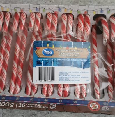 Canne à la menthe poivrée