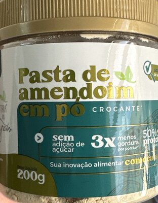 Pasta de Amendoim Em Pó Crocante