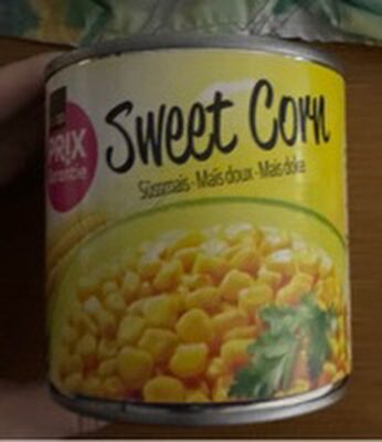 Sweet Corn front packaging