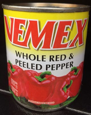 Vemex Whole Red & Peeled Pepper