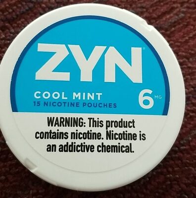 Zyn cool mint 6 front packaging
