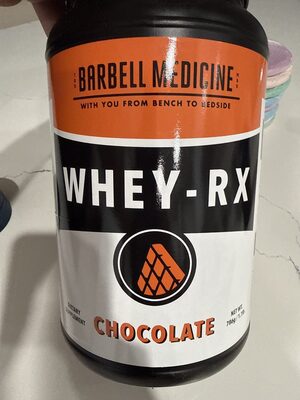 Whey-rx front packaging