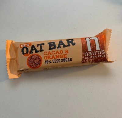 Nairns Oat bar - cacao & orange