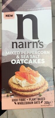 Mixed Peppercorn & Sea Salt Oatcakes