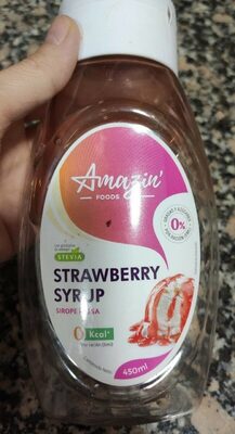 Sirope de fresa con edulcorante