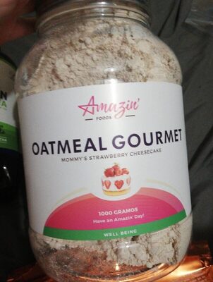 Oatmeal gourmet sabor tarta de queso front packaging