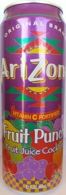 Arizona Fruit Punch front packaging
