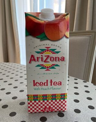 Iced tea Whith Peach Flavour front packaging
