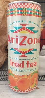 Arizona Iced Tea Peach front packaging
