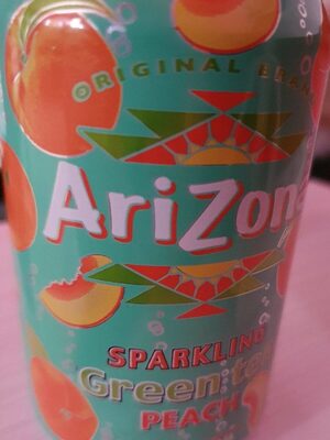 Arizona  pétillant green tea pêche