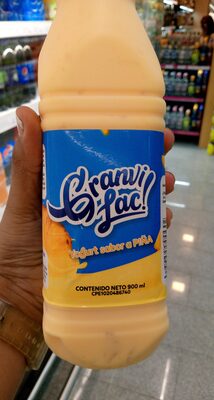 Granvi lac yogurt piña front packaging