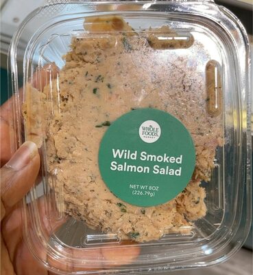 Wild smoked salmon salad