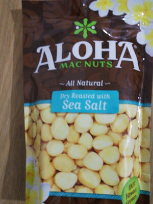 Aloha, Dry Roasted Mac Nuts With Sea Salt