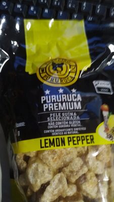 Torresmo Porccino Lemon Pepper 60g front packaging