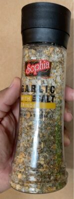 Garlic sea sal and grinder