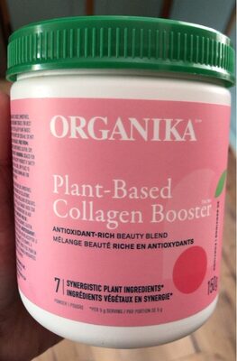 Plant based collagen booster front packaging
