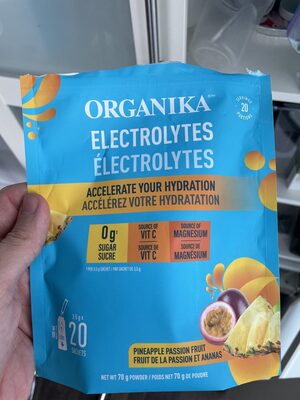 Pineapple Passion fruit Electrolytes front packaging