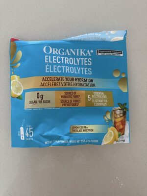 Electrolyte - Lemon Iced Tea front packaging