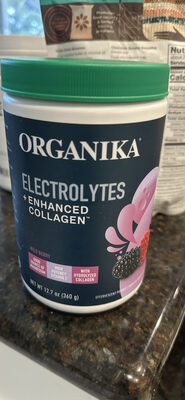 Electrolytes + Enhanced Collagen front packaging