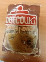 Oatmeal and chocolate cookie