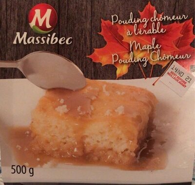 Pouding chômeur front packaging