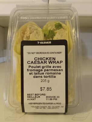 Chicken Caesar Wrap front packaging