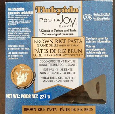 Brown Rice Pasta Grand Shell