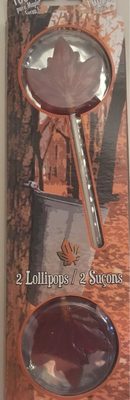 Sucette au sirop d'érable