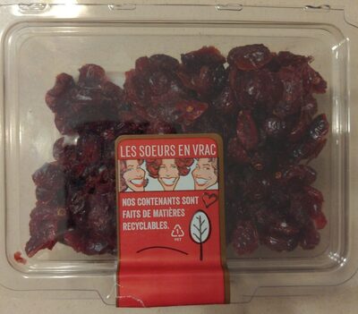 Canneberges entieres séchées