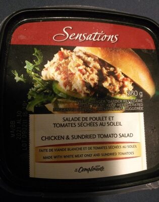 Salade de Poulet et Tomates Séchées au Soleil