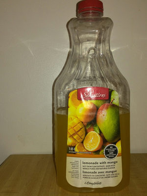 Limonade avec mangue front packaging
