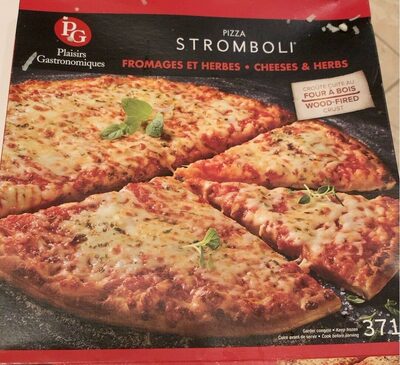 Stromboli herbs & cheeses pizza
