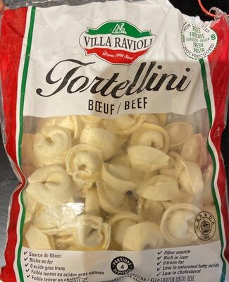 Beef tortellini front packaging