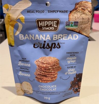 Banana Bread Crisps- Chocolate