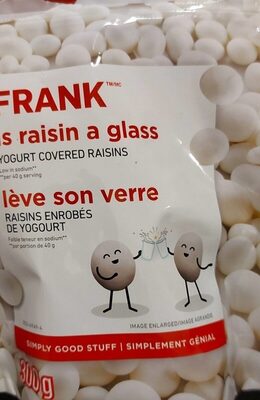 Yogurt Raisins front packaging