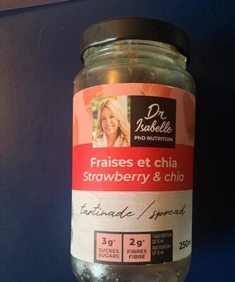 Tartinade fraise et chia