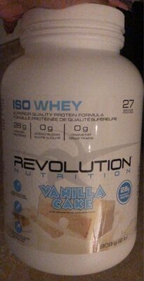 ISO Whey Vanilla Cake