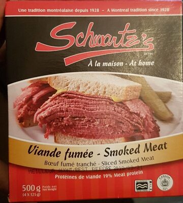 Sliced Smoked Meat Brisket front packaging