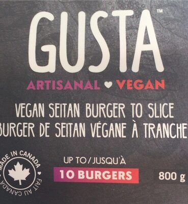 Burger de seitan à trancher