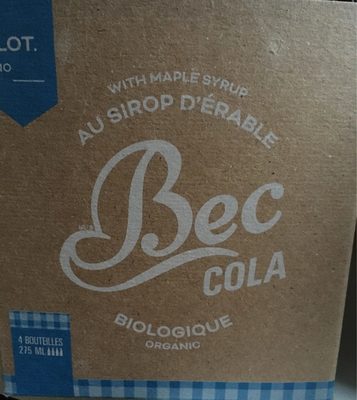 Bec Cola front packaging