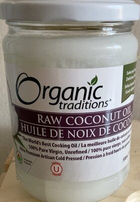 Raw coconut oil