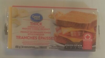 Thick Cheddar-Style Process Cheese Product