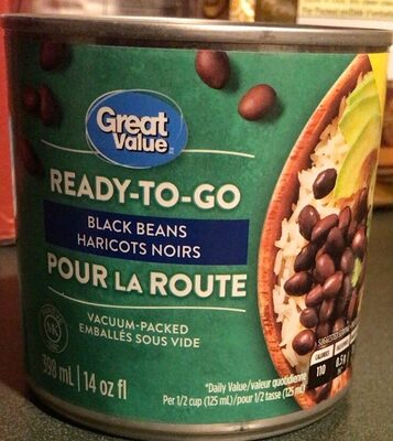 Ready to go black beans