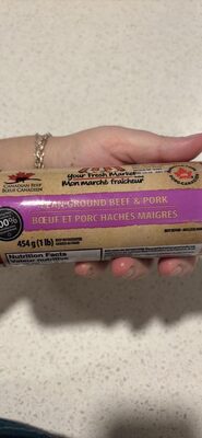 Lean Ground Beef & Pork