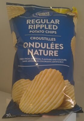 Regular Rippled Potato Chips front packaging