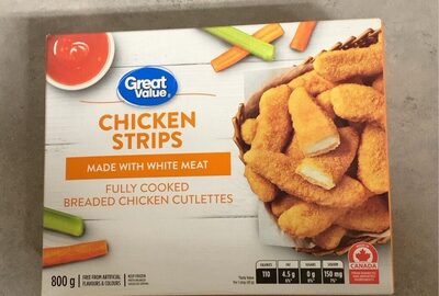 Chicken Strips Made with White Meat