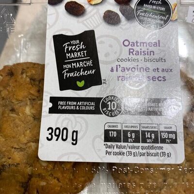 Oatmeal Raisin Cookies